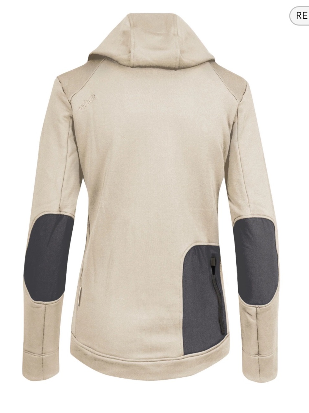 Velocio Jacket Women’s Recon Hoodie Sweatshirt in Oatmeal size XXS